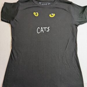 CATS The Musical Theater Black Tee Size XL